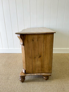 An English Pine Cupboard Sideboard c1890