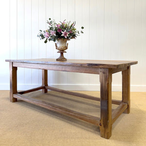 English Country 7ft Pine Refectory Farmhouse Table