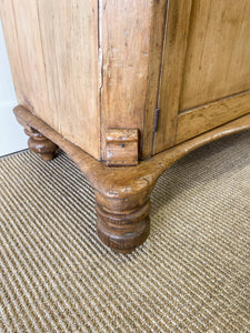 An English Pine Cupboard Sideboard c1890
