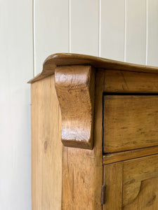 An English Pine Cupboard Sideboard c1890
