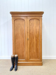 An English Country Pine Wardrobe c1890