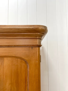 An English Country Pine Wardrobe c1890