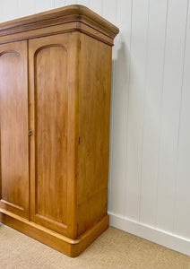 An English Country Pine Wardrobe c1890