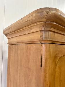 An English Country Pine Wardrobe c1890