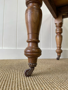 A Good English Pine 6ft Dining Table c1890