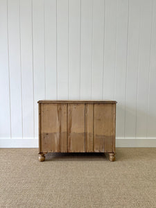 An English Pine Cupboard Sideboard c1890