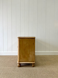 An English Pine Cupboard Sideboard c1890