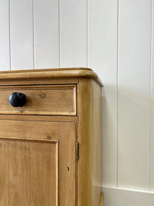 An English Pine Cupboard Sideboard c1890