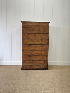 A Rustic French 19th Century Pine Cupboard c1880