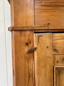 A Rustic French 19th Century Pine Cupboard c1880