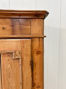 A Rustic French 19th Century Pine Cupboard c1880