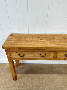 An Antique English Country Pine Sideboard or Server c1880