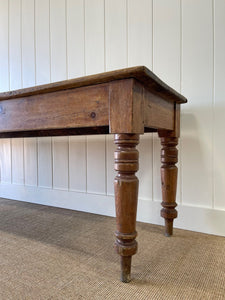 An Antique English Country Pine 8ft Sideboard or Server c1880