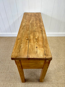 An Antique English Country Pine Sideboard or Server c1880