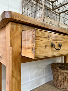 An Antique English Country Pine Sideboard or Server c1880