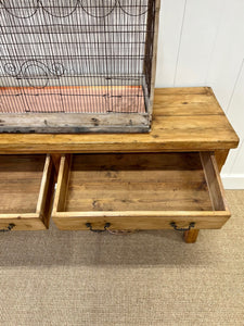 An Antique English Country Pine Sideboard or Server c1880