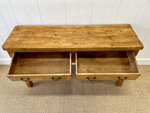 An Antique English Country Pine Sideboard or Server c1880