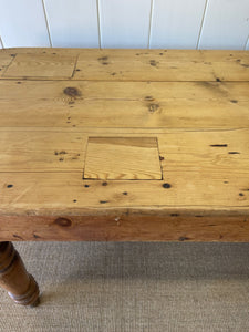 An Antique English Country Pine 8ft Sideboard or Server c1880