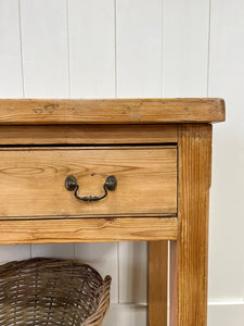 An Antique English Country Pine Sideboard or Server c1880
