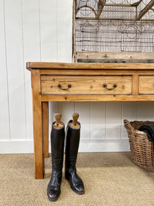 An Antique English Country Pine Sideboard or Server c1880