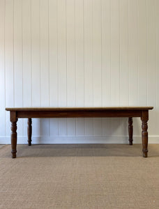 An English 19th Century Country Oak 7ft Dining Harvest Table