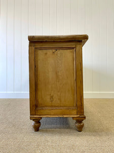 A Monumental English Country Pine Sideboard Buffet c1860