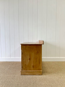 An Elegant Antique English Pine Pedestal Desk c1890