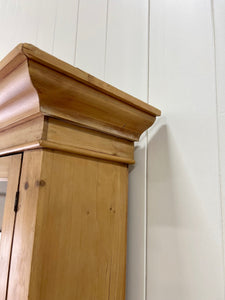 A Early 19th Century English Pine Bookcase