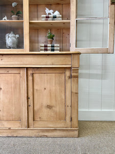 A Early 19th Century English Pine Bookcase