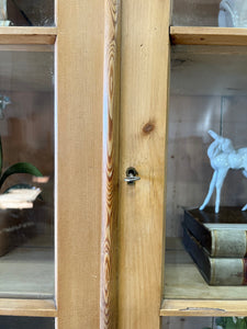 A Early 19th Century English Pine Bookcase