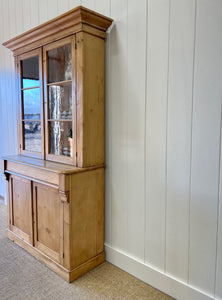A Early 19th Century English Pine Bookcase