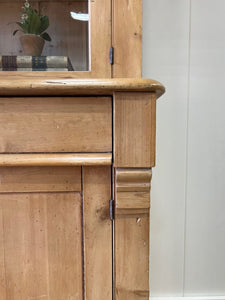 A Early 19th Century English Pine Bookcase