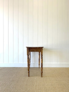 A Victorian Pine Console Table with Drawer c1860