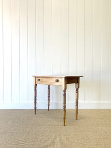 A Victorian Pine Console Table with Drawer c1860