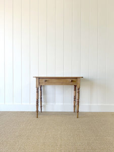 A Victorian Pine Console Table with Drawer c1860