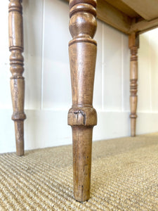 A Victorian Pine Console Table with Drawer c1860