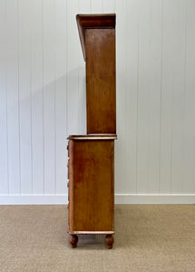A Early 19th Century English Pine Bookcase