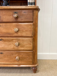 A Early 19th Century English Pine Bookcase