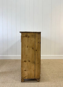 An English Country Pine Sideboard Buffet With Dog Kennel Center c1860
