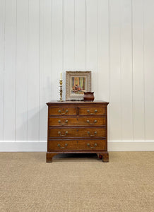 An 18th Century English Country Oak Chest of Drawers Dresser