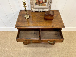 An 18th Century English Country Oak Chest of Drawers Dresser