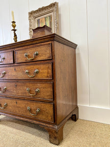 An 18th Century English Country Oak Chest of Drawers Dresser