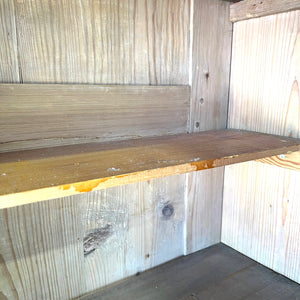 A 19th Century English Pine Bookcase Cabinet or Hutch