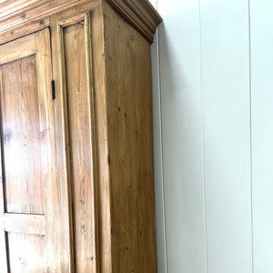 A 19th Century English Pine Bookcase Cabinet or Hutch