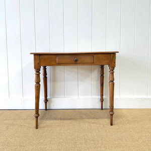 An English Country Pine Console Table or Desk c1860