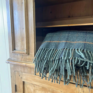 A 19th Century English Pine Bookcase Cabinet or Hutch