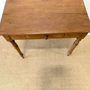 An English Country Pine Console Table or Desk c1860