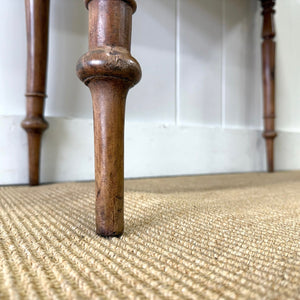 An English Country Pine Console Table or Desk c1860