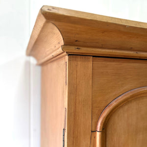 A Wonderful and Useful Vintage Rustic Pine Cupboard or Wardrobe
