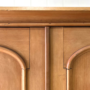 A Wonderful and Useful Vintage Rustic Pine Cupboard or Wardrobe